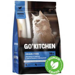   GO'KITCHEN         , ,   , GRAIN FREE Salmon&CodFish